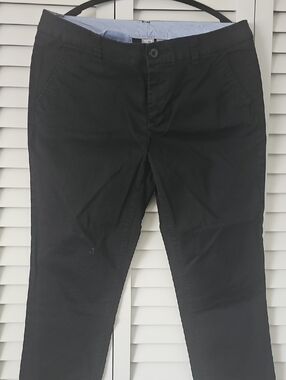 Womens Black Chino Pants